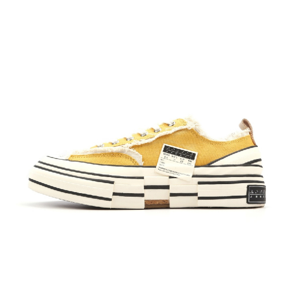 iSNEAKERS｜xVESSEL Vanness Wu G.O.P "Yellow" 吳建豪 硫化鞋 解構鞋 帆布鞋  黃 S19X001Y