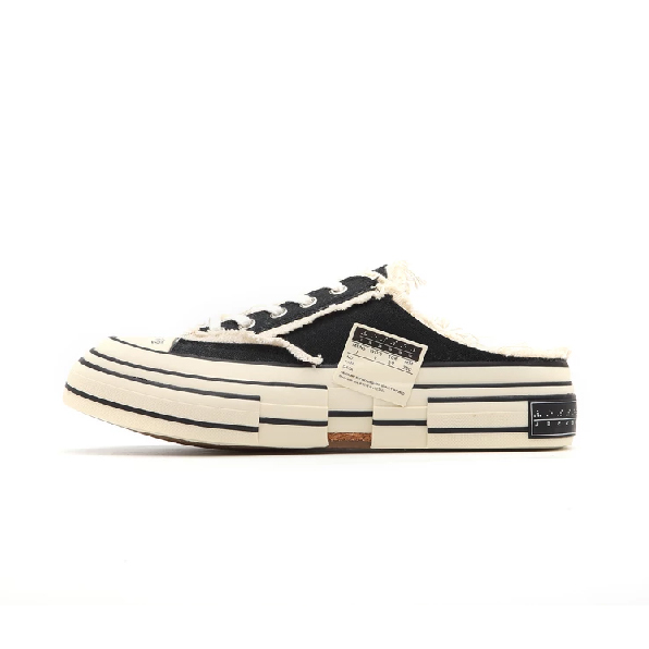 iSNEAKERS｜xVESSEL Vanness Wu G.O.P Slip On "Black" 吳建豪 硫化鞋 解構鞋 懶人鞋 黑 S19X003B