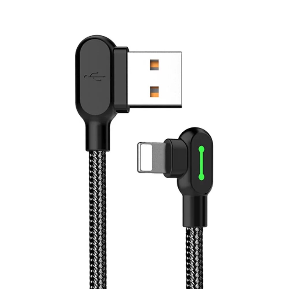 【Mcdodo麥多多】iPhone充電線 2A快充 彎頭 Lightning傳輸線 紐扣系列 50cm/120cm/180cm/300cm