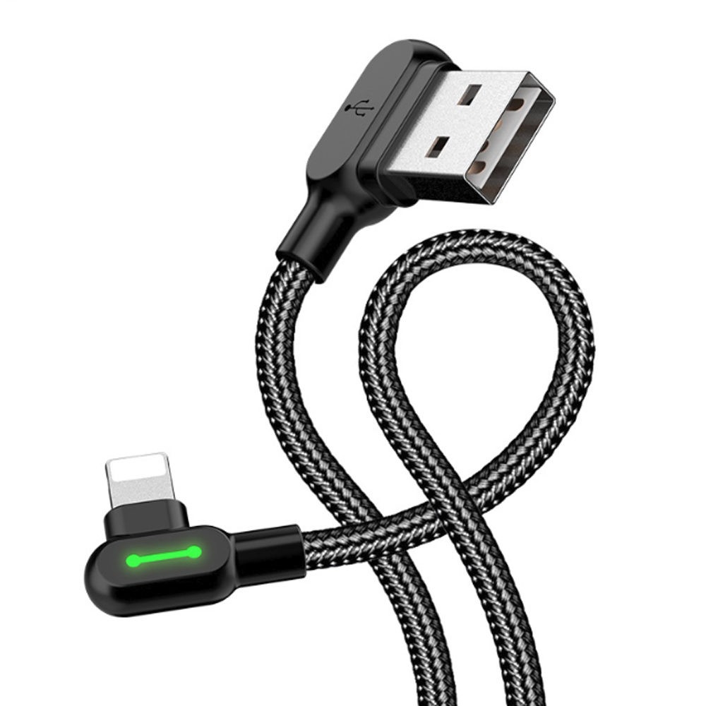 【Mcdodo麥多多】iPhone充電線 2A快充 彎頭 Lightning傳輸線 紐扣系列 50cm/120cm/180cm/300cm