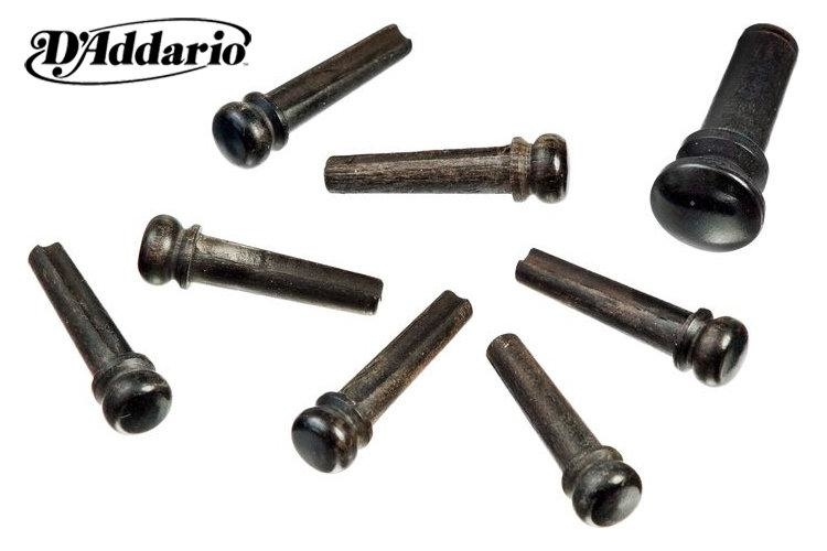 美國 Planet Waves 弦釘 黑檀木 純黑 附釦 6顆/1組 (PWPS1)