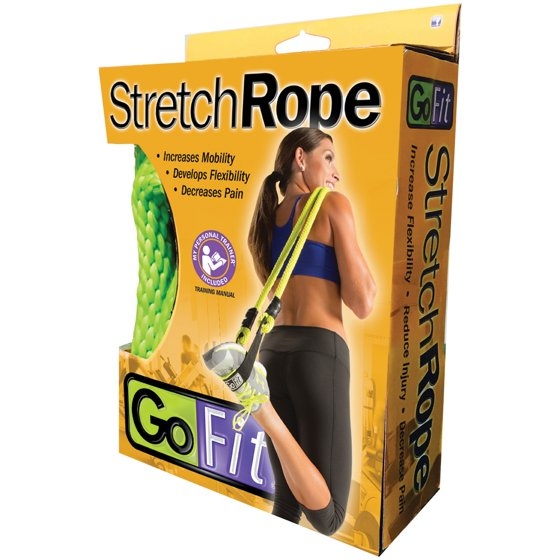 GO FIT 9' Stretch Rope with Training Manual - Green