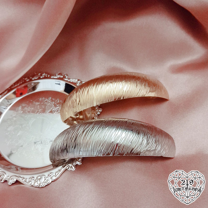 拉絲金屬彈簧髮夾