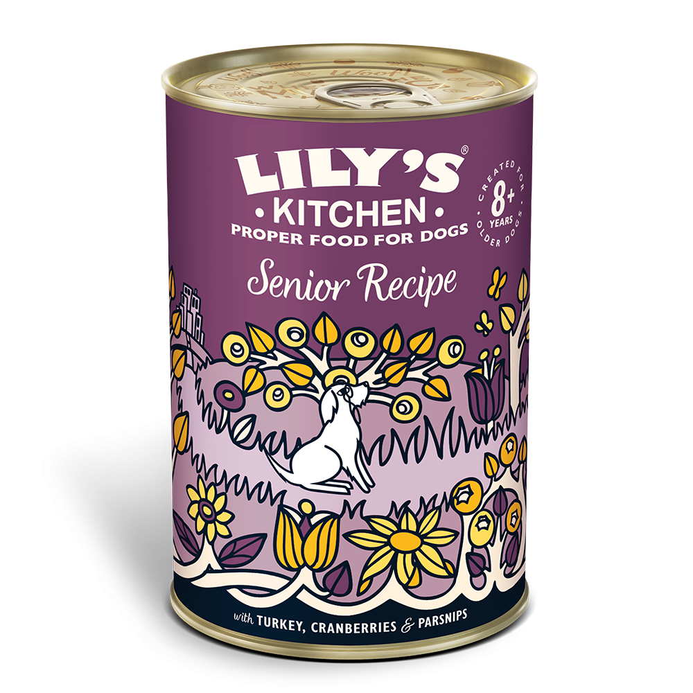 Lily's Kitchen - Senior Recipe Dog Canned Food Canine 400g x 6