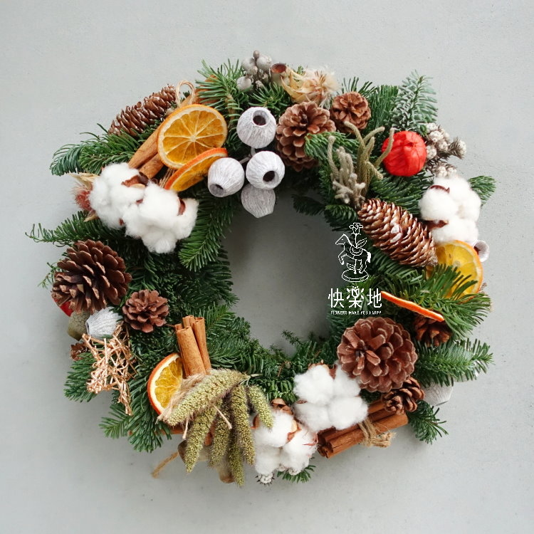 北歐森林 I 聖誕花圈  XM190400