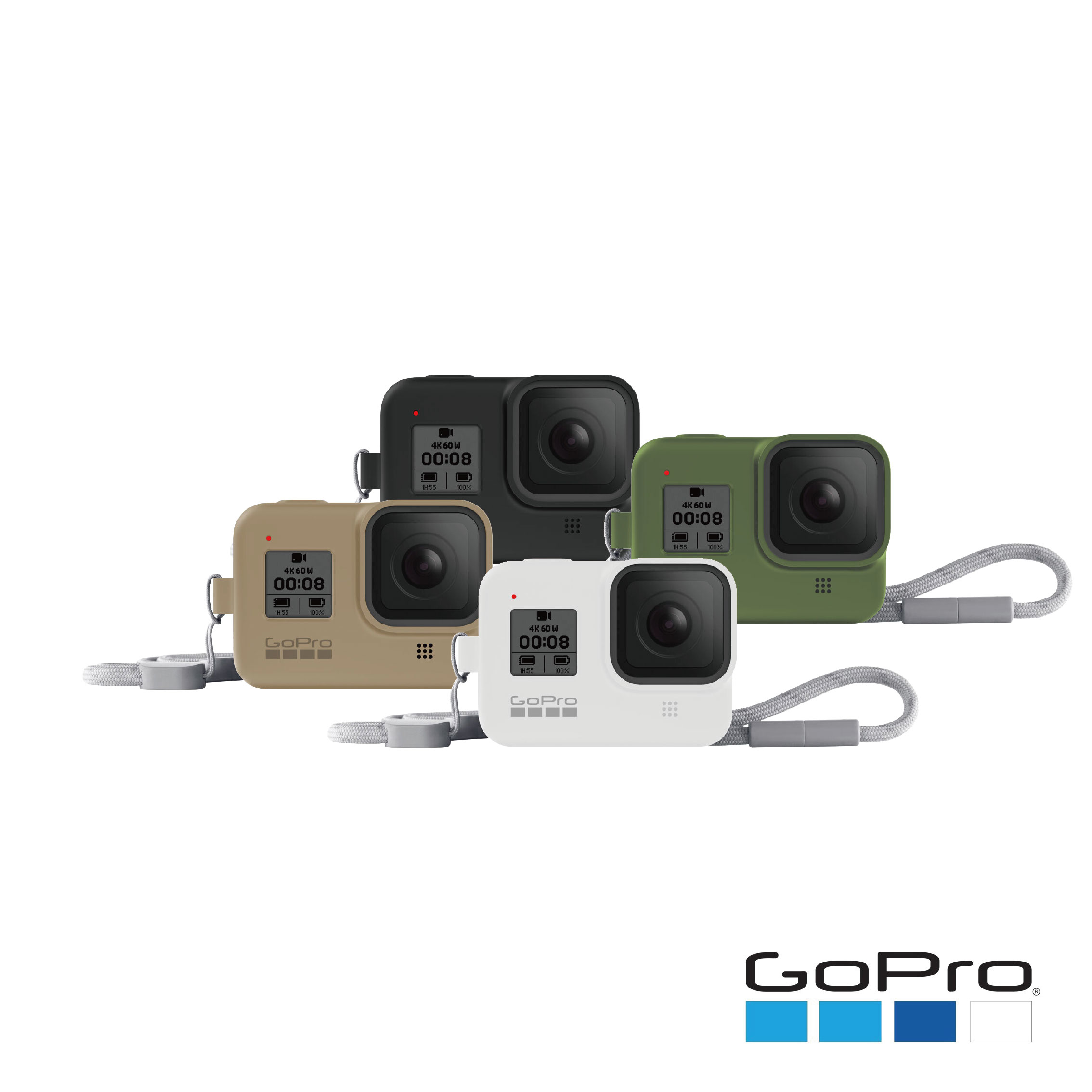 Housse Et Cordon GoPro Noir Intense Pour HERO8 Black - Accessoires Pour