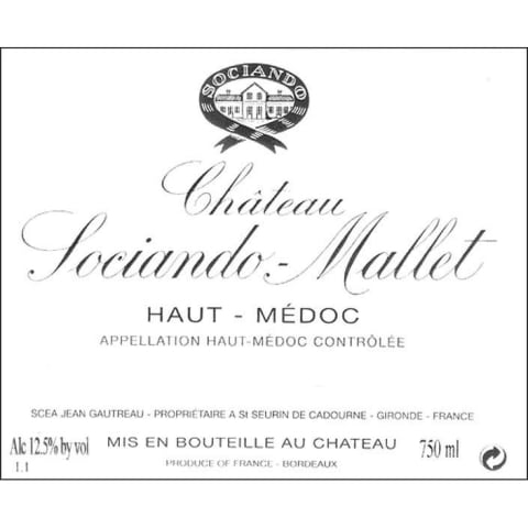 Chateau Sociando Mallet 2005 (RP93)