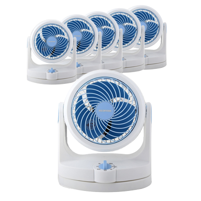 IRIS OHYAMA PCF-HD15 空氣對流靜音循環風扇 藍色 原箱優惠(6件裝) 香港行貨