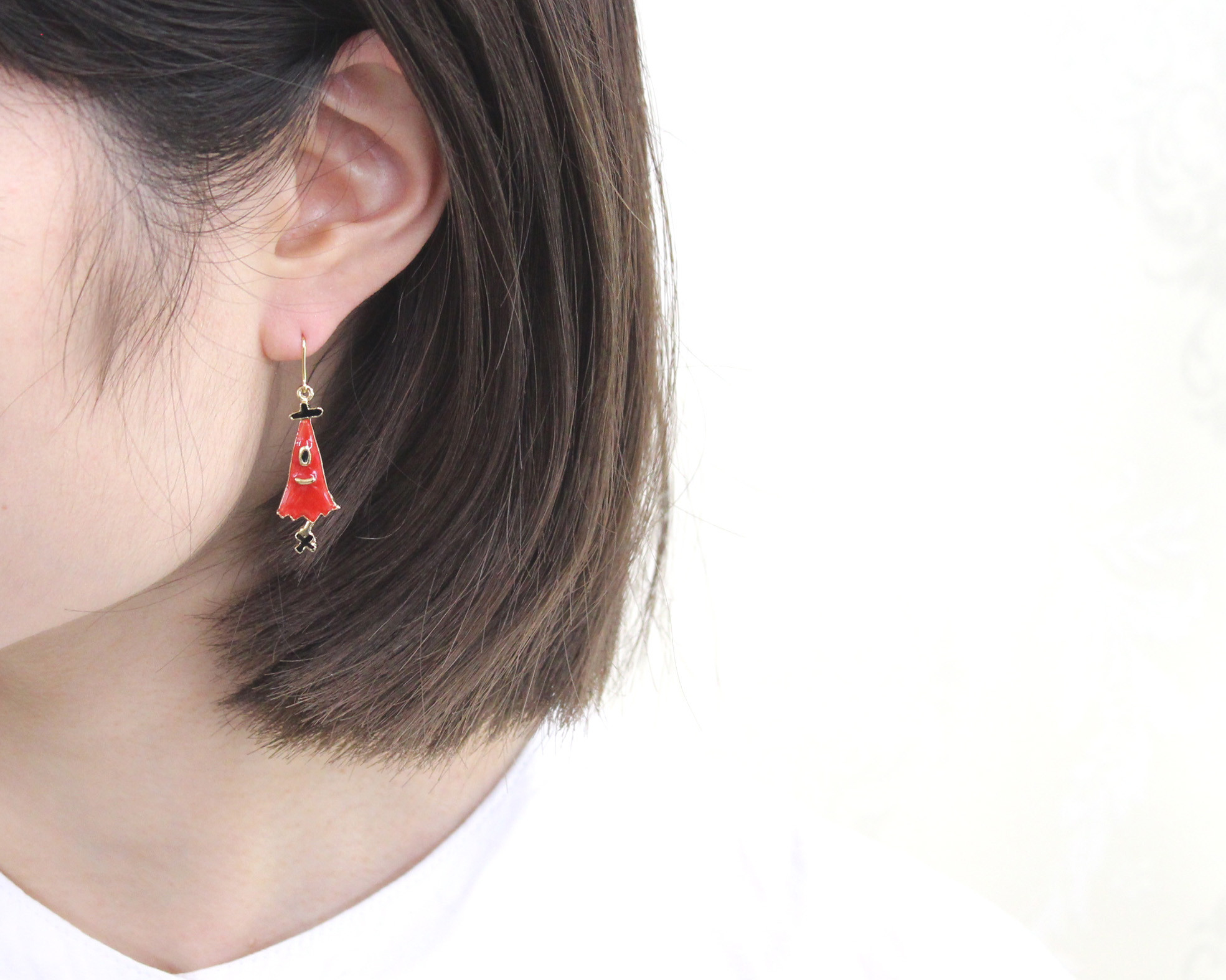 Luccica 日本制金魚/妖怪/貓咪耳環