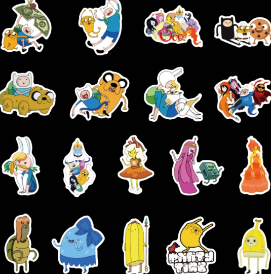 Adventure Time 探險活寶 卡通貼紙50入組合包