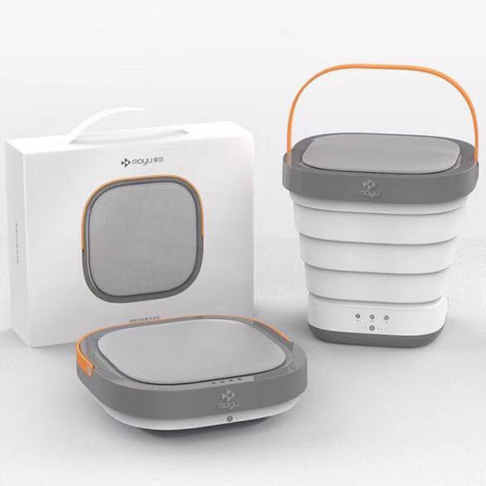 「洗幾件衫唔洗嘥水 」」MOYU 摺得埋既迷你洗衣機