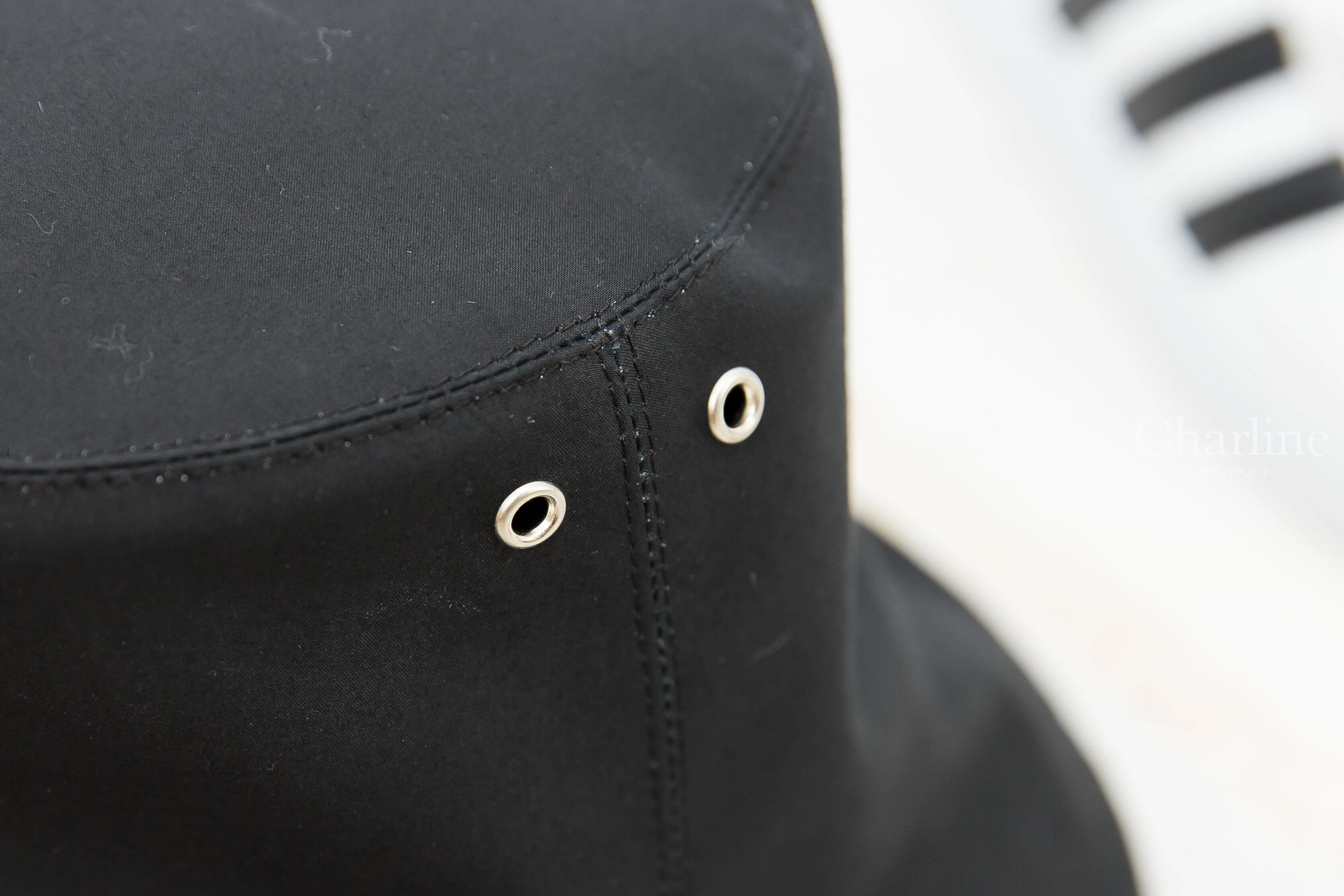 Dior Reversible Teddy D Small Brim Bucket Hat 黑色拼復古老花內裡雙面棉質漁夫帽