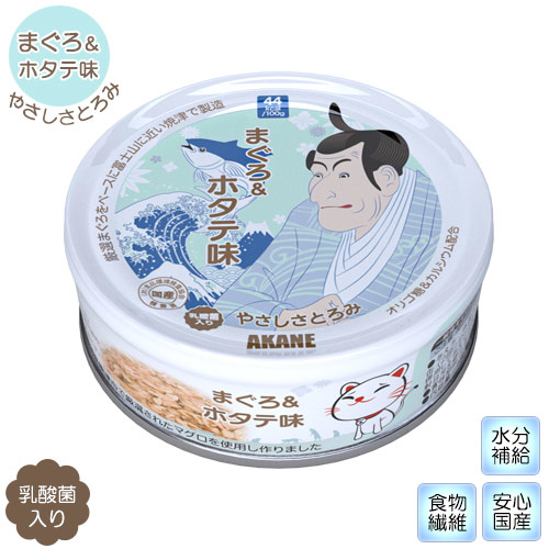 AKANE 嚴選貓罐系列 ．吞拿魚, 帶子75g