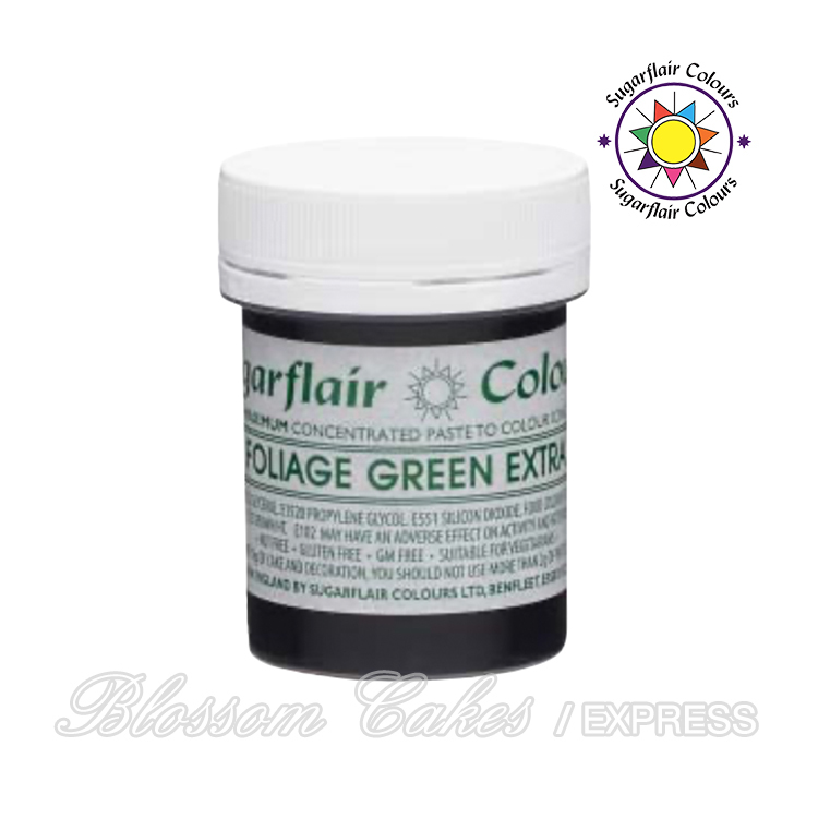 Sugarflair Maximum Concentrated Paste Colours - Foliage Green Extra 42g
