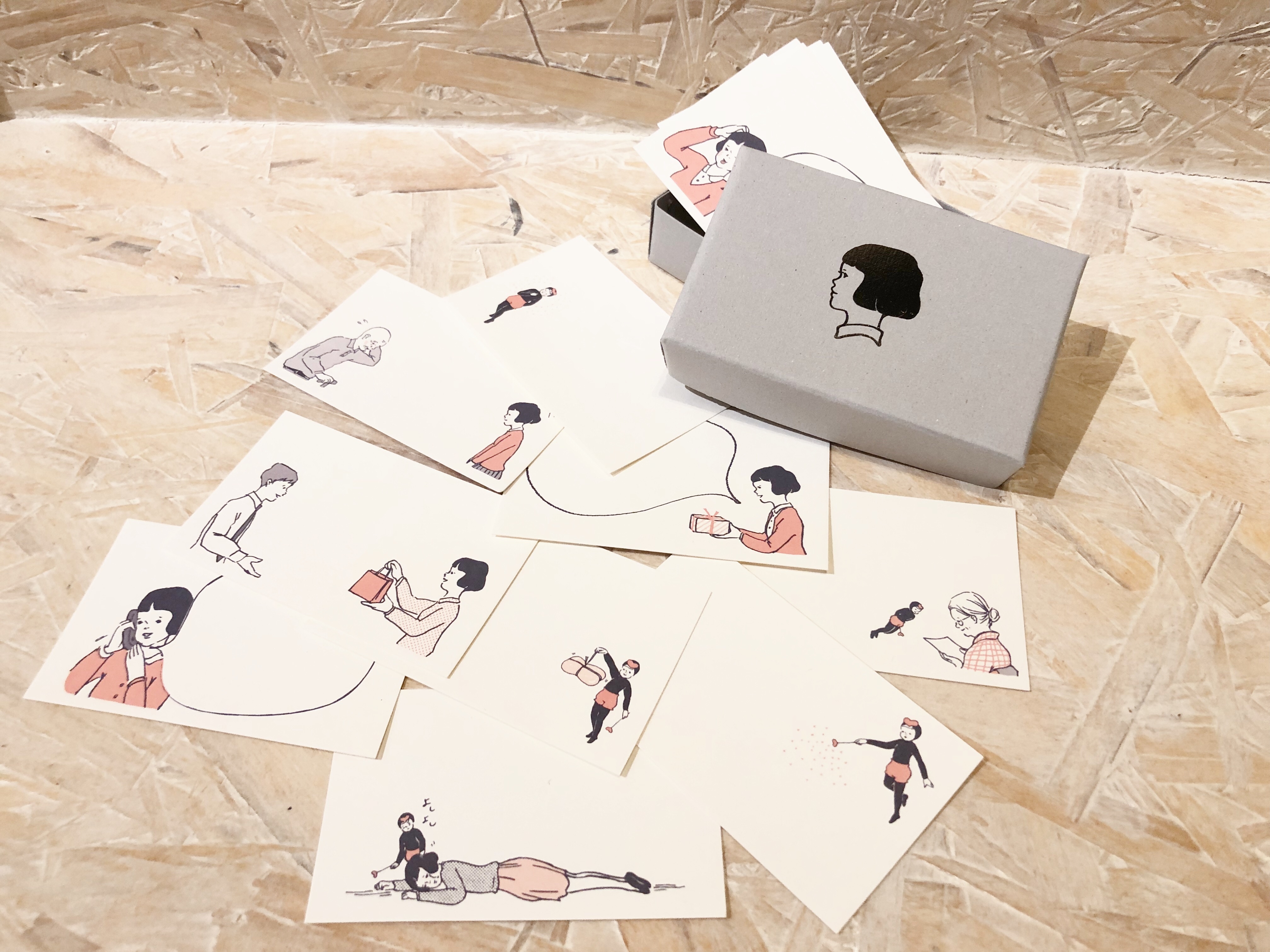 成熟女子 名片卡便條