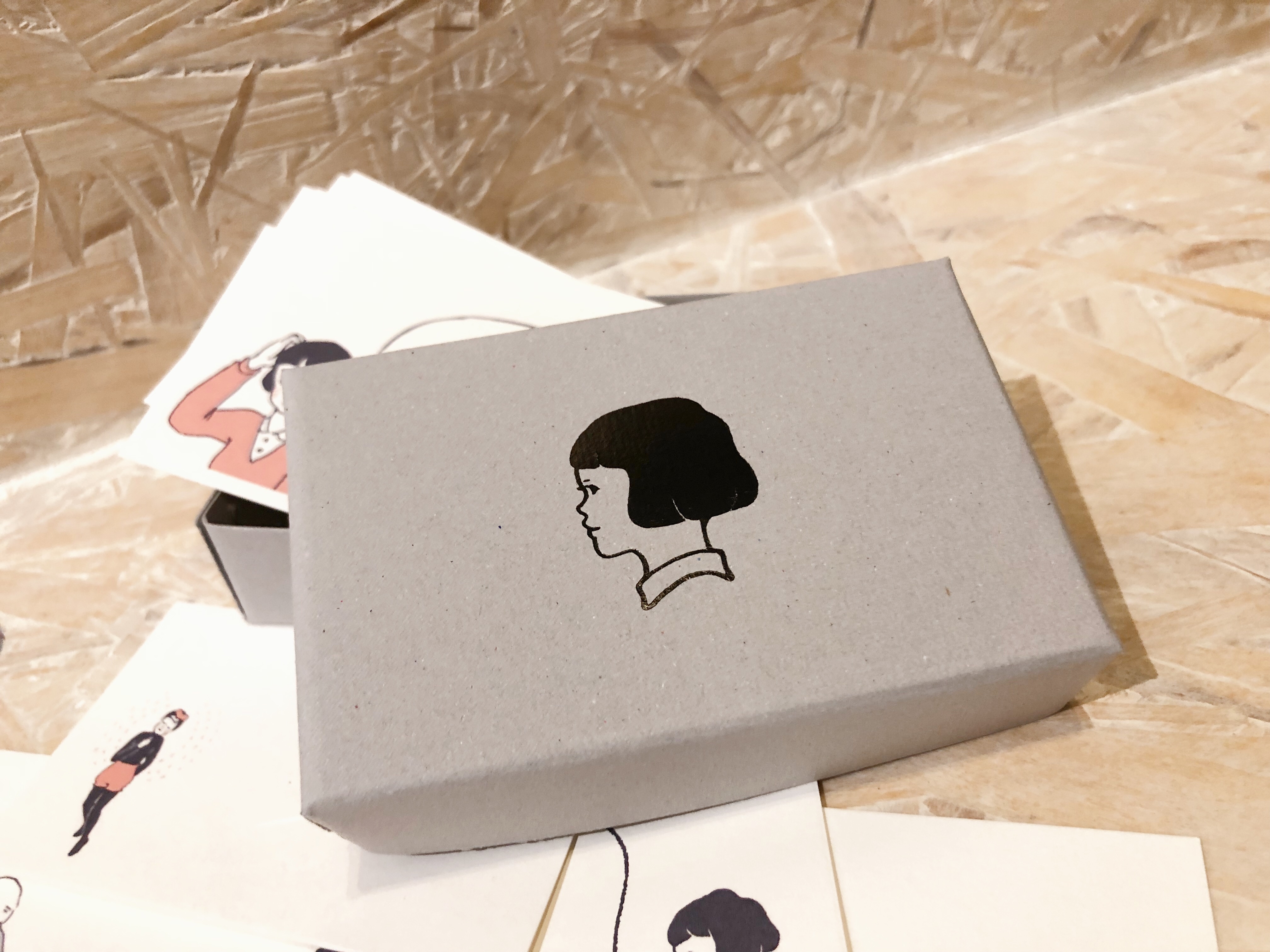 成熟女子 名片卡便條