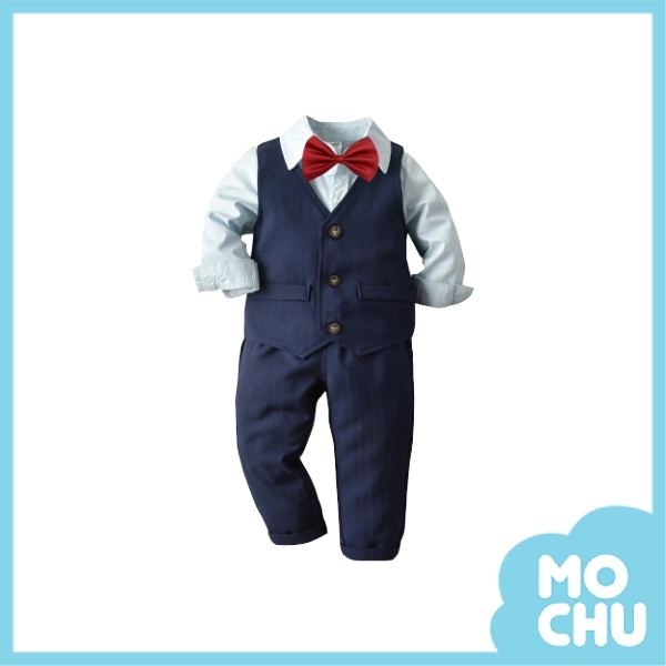 英倫風紳士四件式套裝