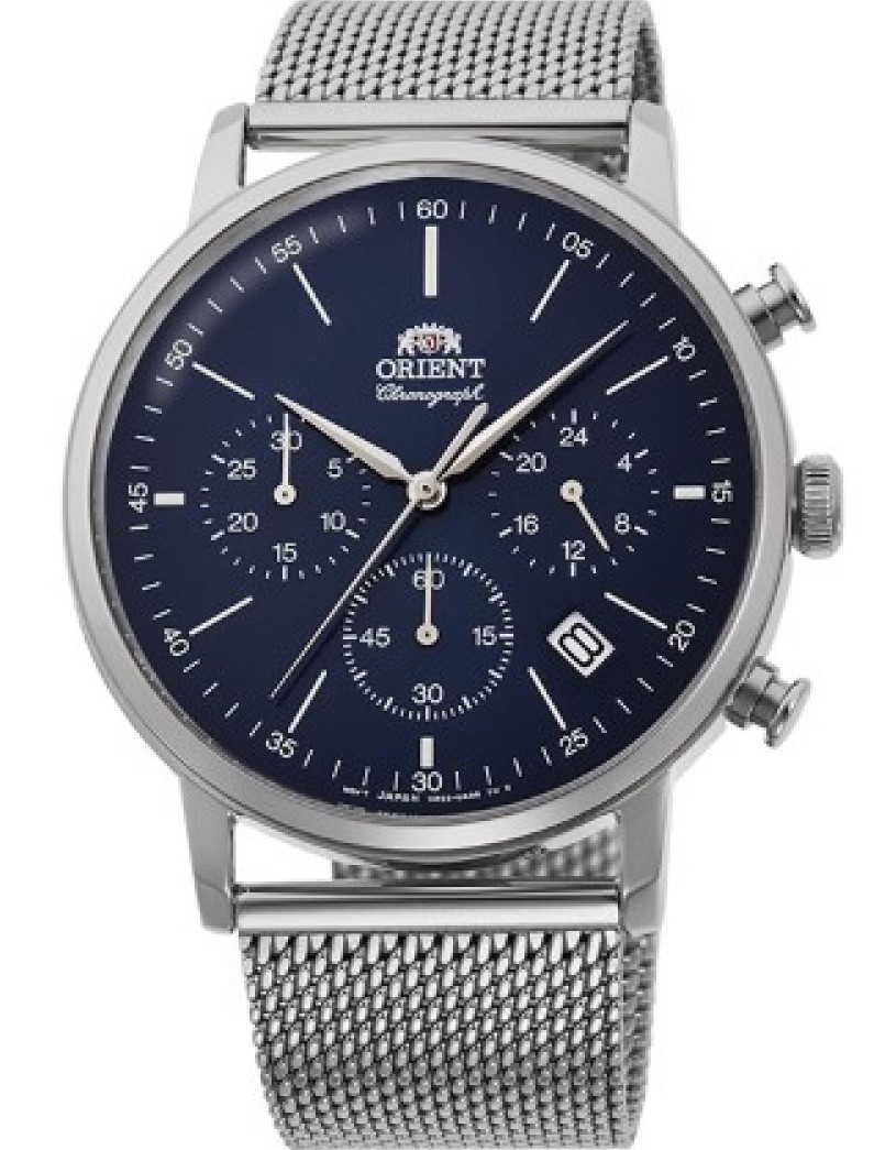 萬年鐘錶 - 東方錶  ORIENT  Multi-eyes 經典系列 米蘭鋼帶男錶  RA-KV0401L  錶徑 : 42.4mm