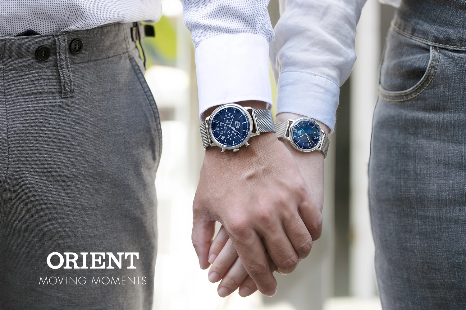 萬年鐘錶 - 東方錶  ORIENT  Multi-eyes 經典系列 米蘭鋼帶男錶  RA-KV0401L  錶徑 : 42.4mm