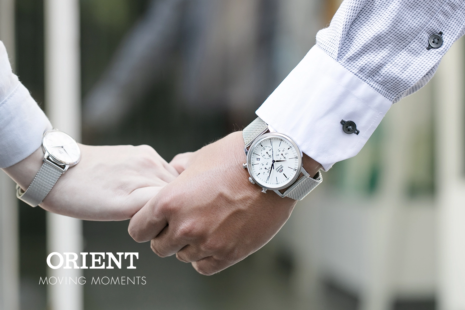 萬年鐘錶 - 東方錶  ORIENT  Multi-eyes 經典系列 米蘭鋼帶男錶  RA-KV0402S  錶徑 : 42.4mm