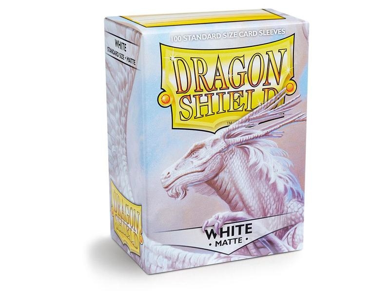 龍盾 磨砂牌套 卡套 白 White Dragon Shield Sleeves