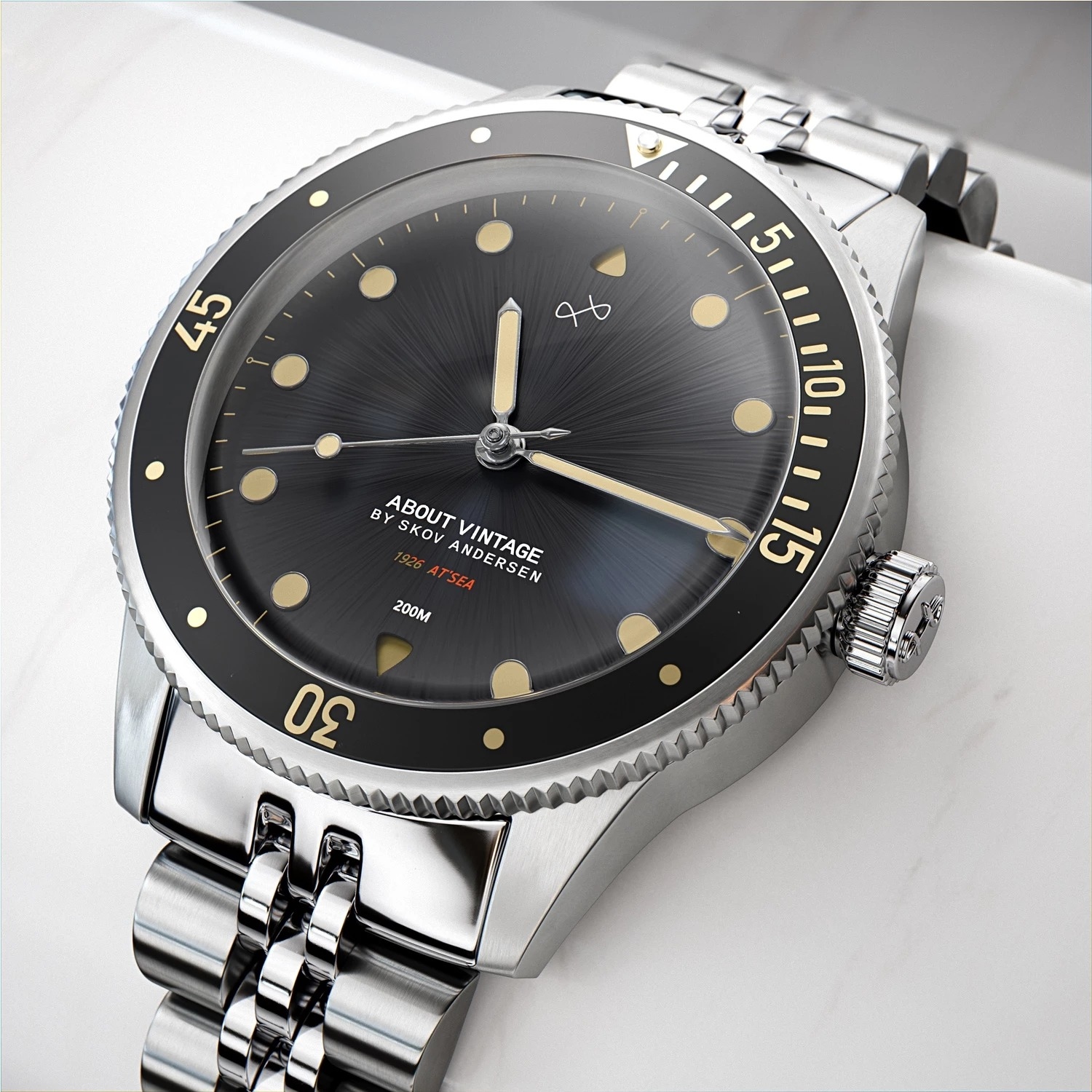 1926 At'sea - Steel / Black Vintage