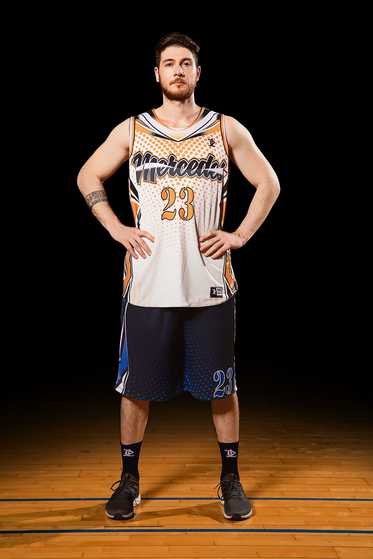 雙面昇華籃球服 - 奔馳