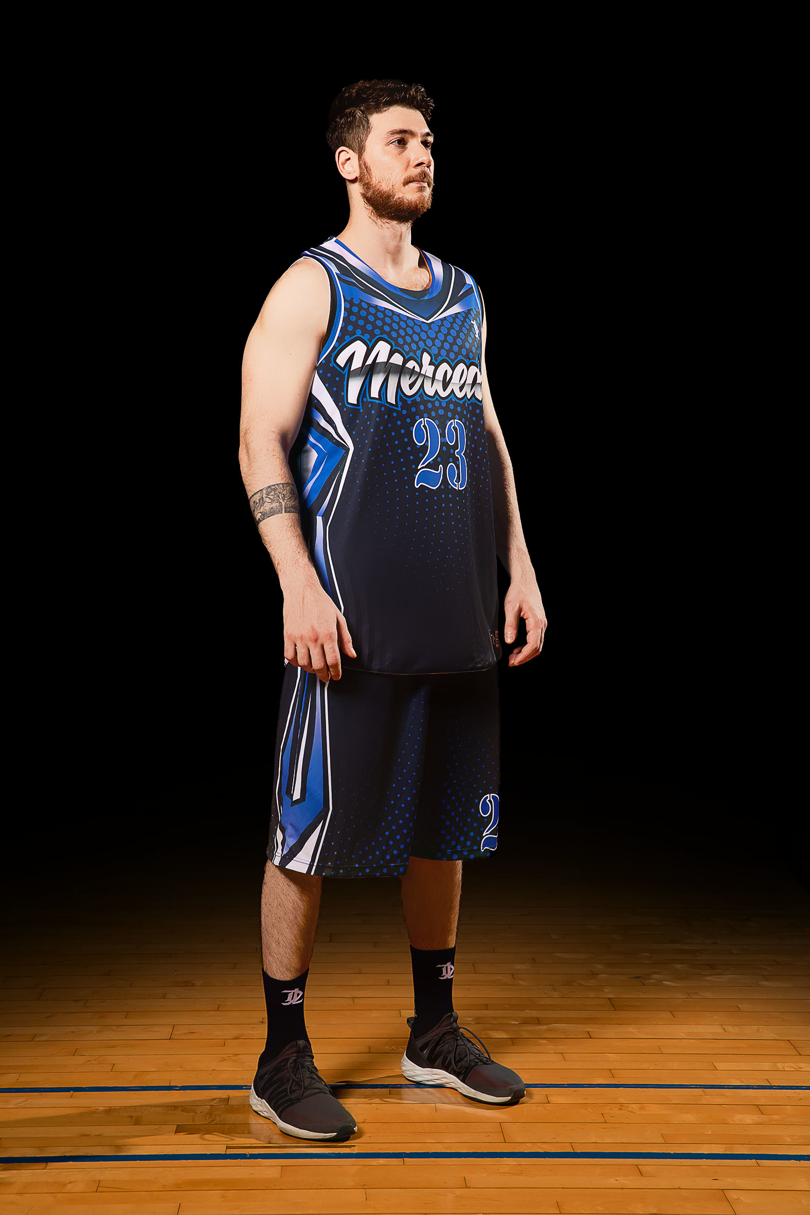 雙面昇華籃球服 - 奔馳