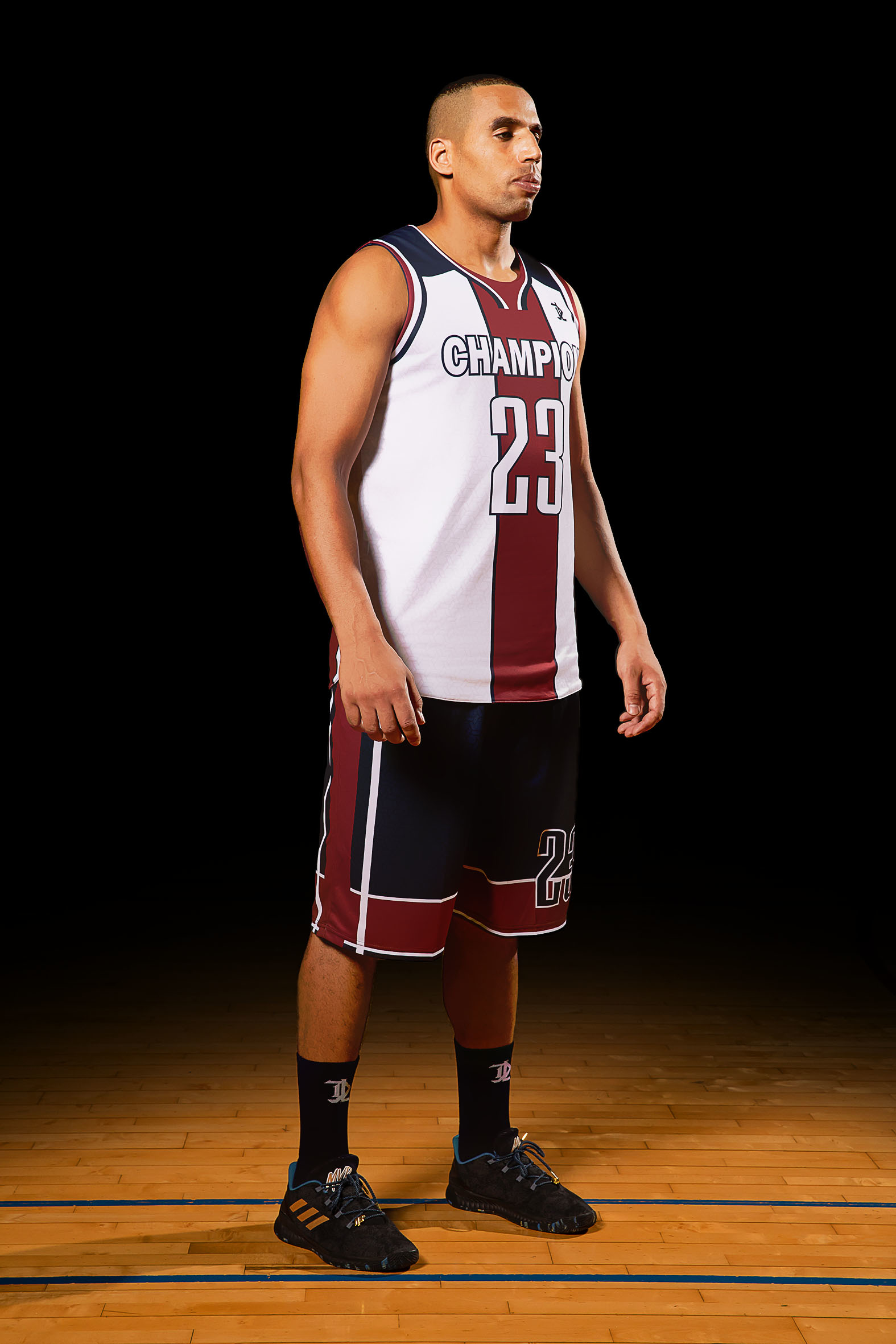 雙面昇華籃球服 - 巍然