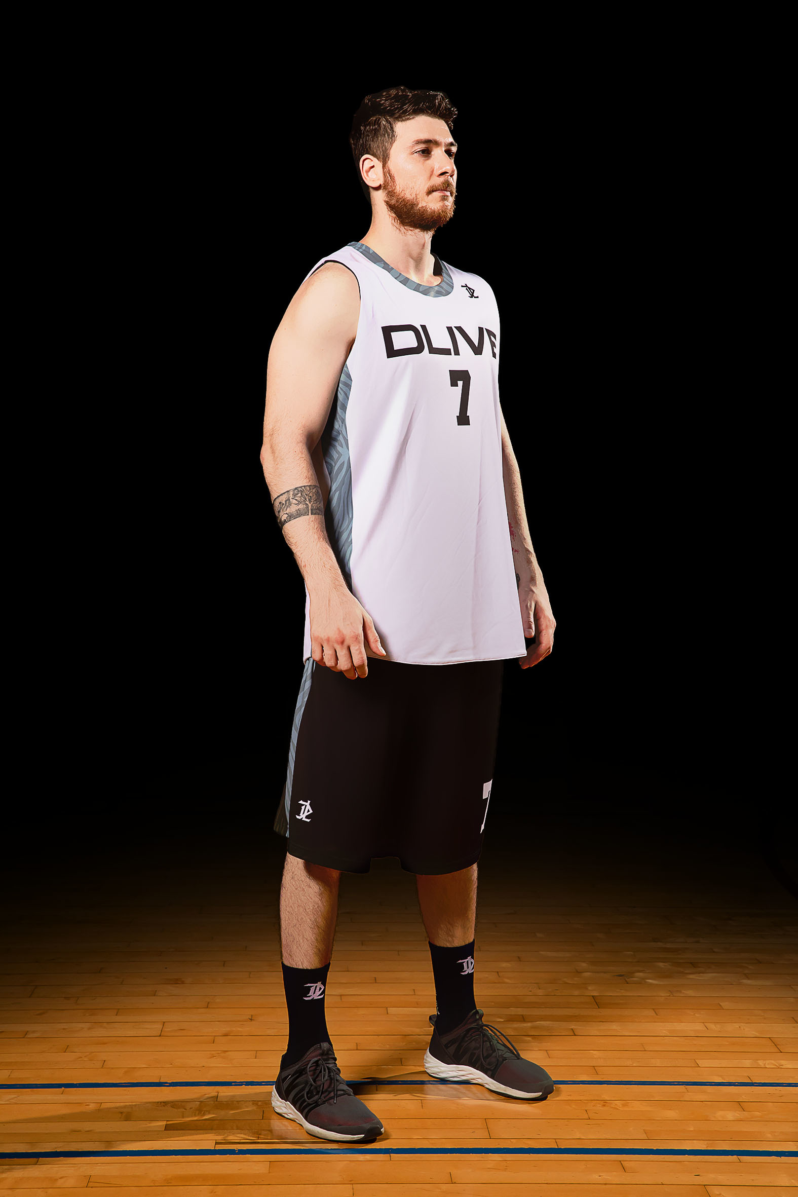 雙面昇華籃球服 - 虎色