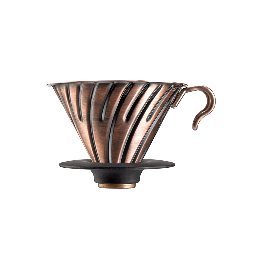 HARIO V60紅銅色金屬濾杯1-4人份