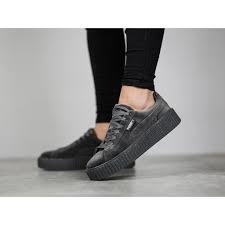 Puma Creeper Velvet "Rihanna" Grey (W) 364466-03