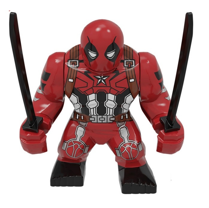Deadpool Custom Marvel DC SuperHeroes Minifigures Minifigs Fit Lego P861