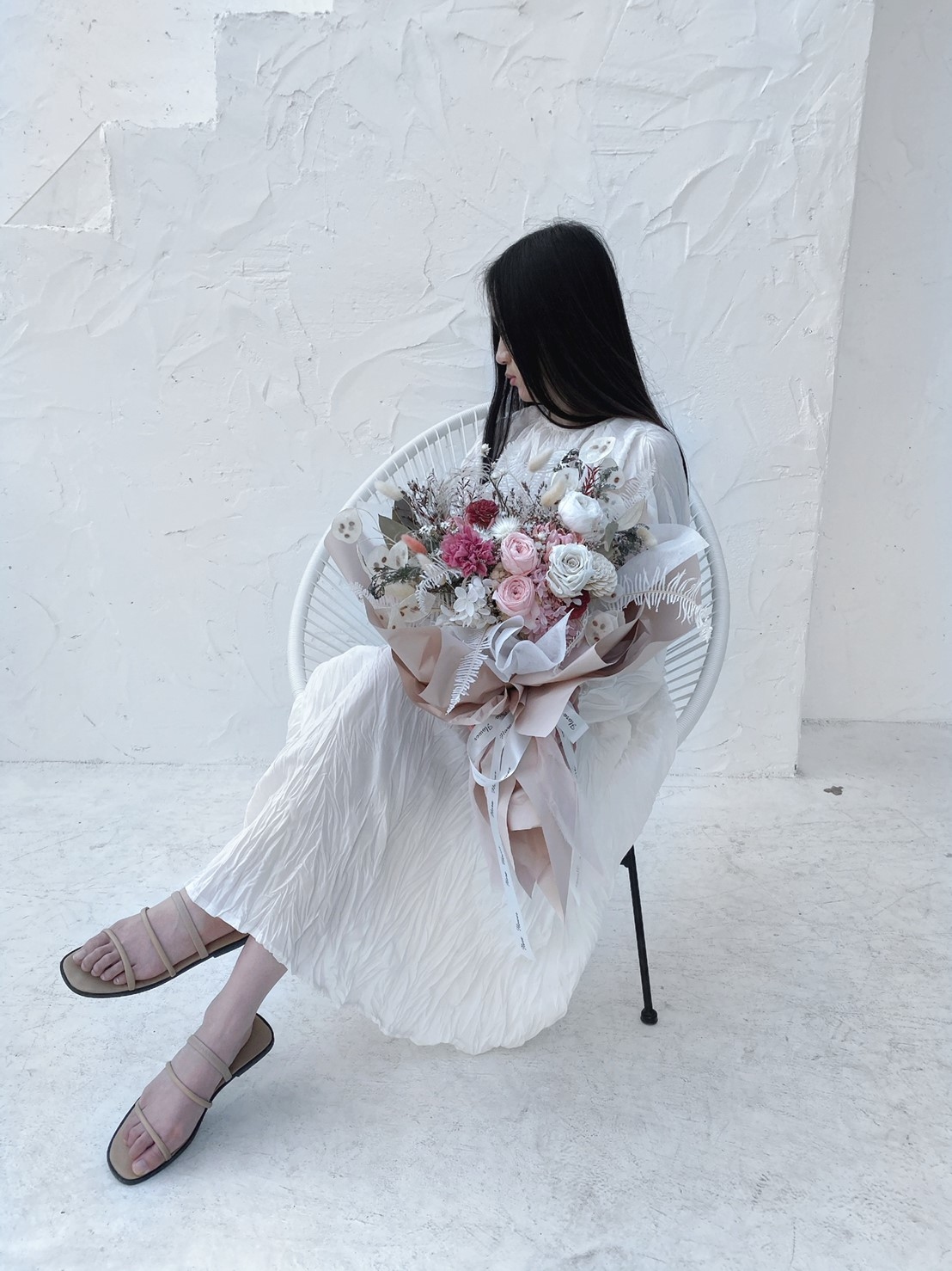 永生花花束-網美花束