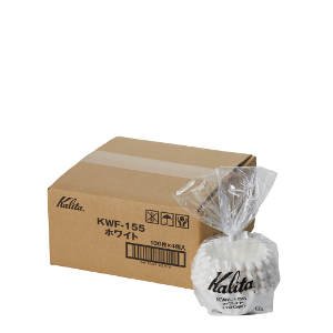 Kalita 蛋糕型波紋濾紙 #155 #185 100入*4袋/箱