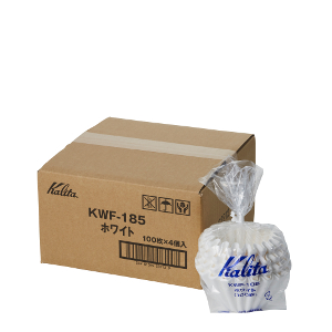 Kalita 蛋糕型波紋濾紙 #155 #185 100入*4袋/箱