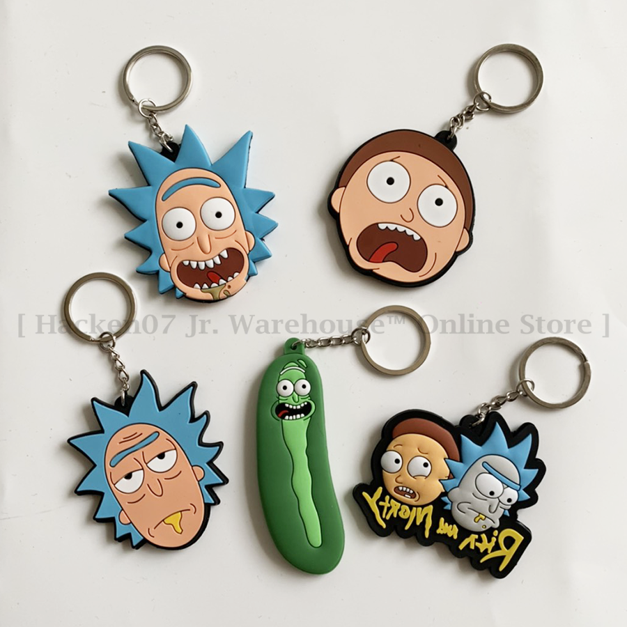 瑞克和莫蒂 - 多款鑰匙圈 Rick and Morty Rubber Keychain
