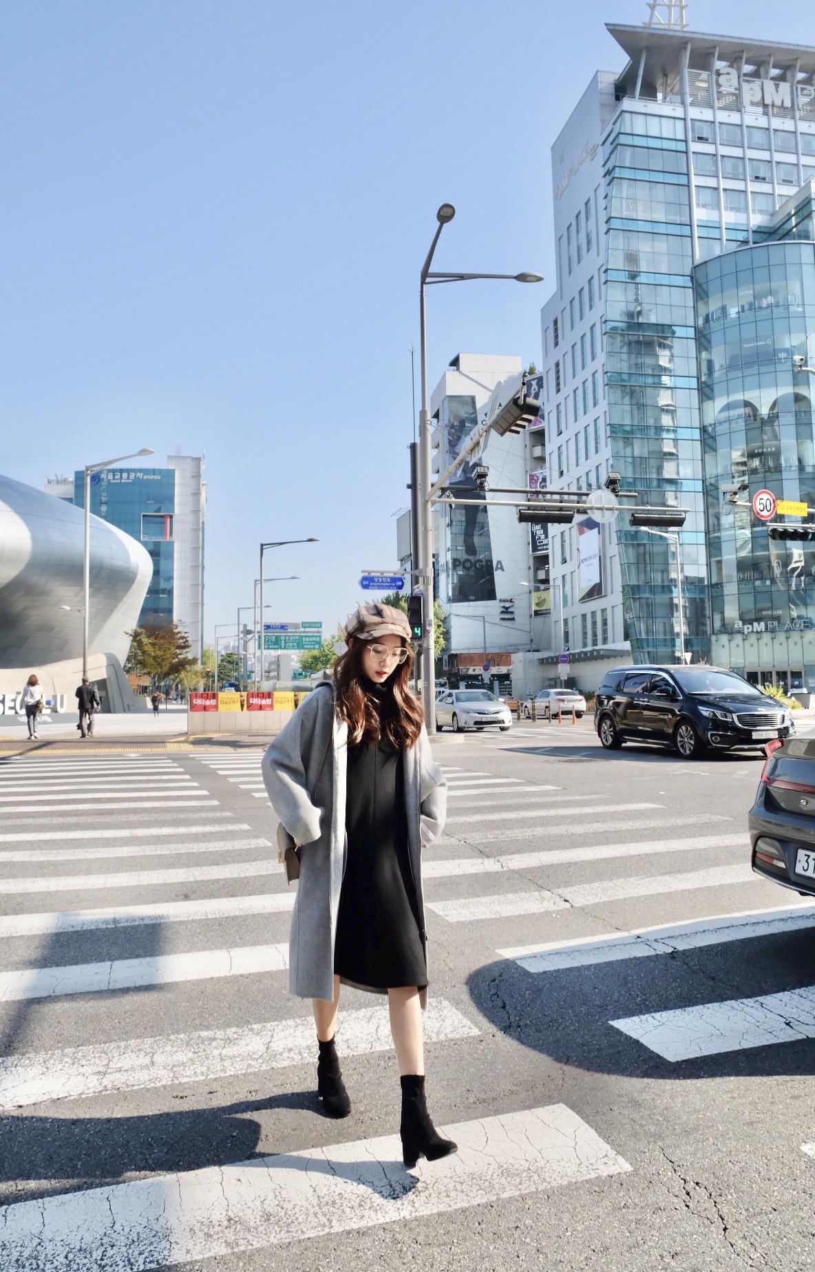 設計師超顯瘦黑系羊毛高領洋