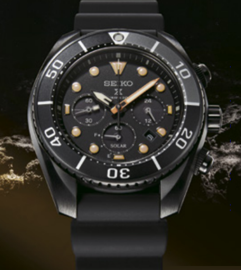 萬年鐘錶 - SEIKO PROSPEX   進化版 全黑系三眼水鬼 限量太陽能潛水錶  DIVER SCUBA  V192  / SSC761J1  錶徑45MM