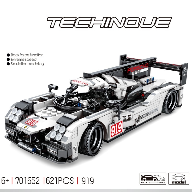 621PCS Technic Super Racing Car Building Blocks Set Minifigs Fit Lego NO BOX SB701652