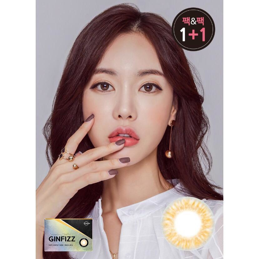 「1＋1｣ LENSME COCKTAIL GINFIZZ #Brown  1month/ 2p