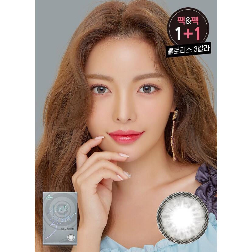 「1＋1｣ LENSME Holoris 3Color #Mild Gray 1month/ 2p