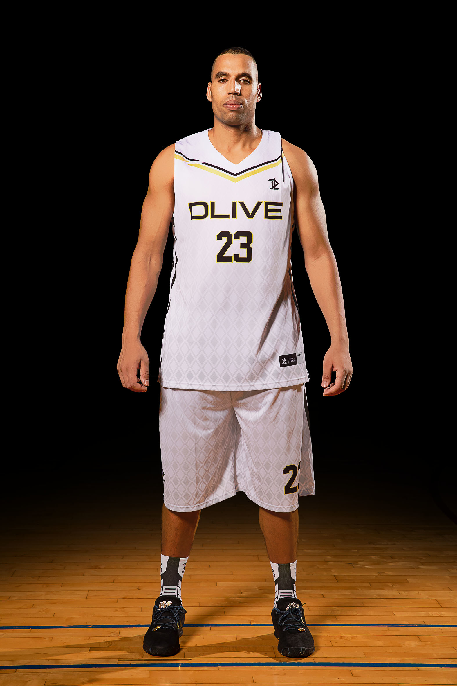 單面昇華V領籃球服 - 稜線