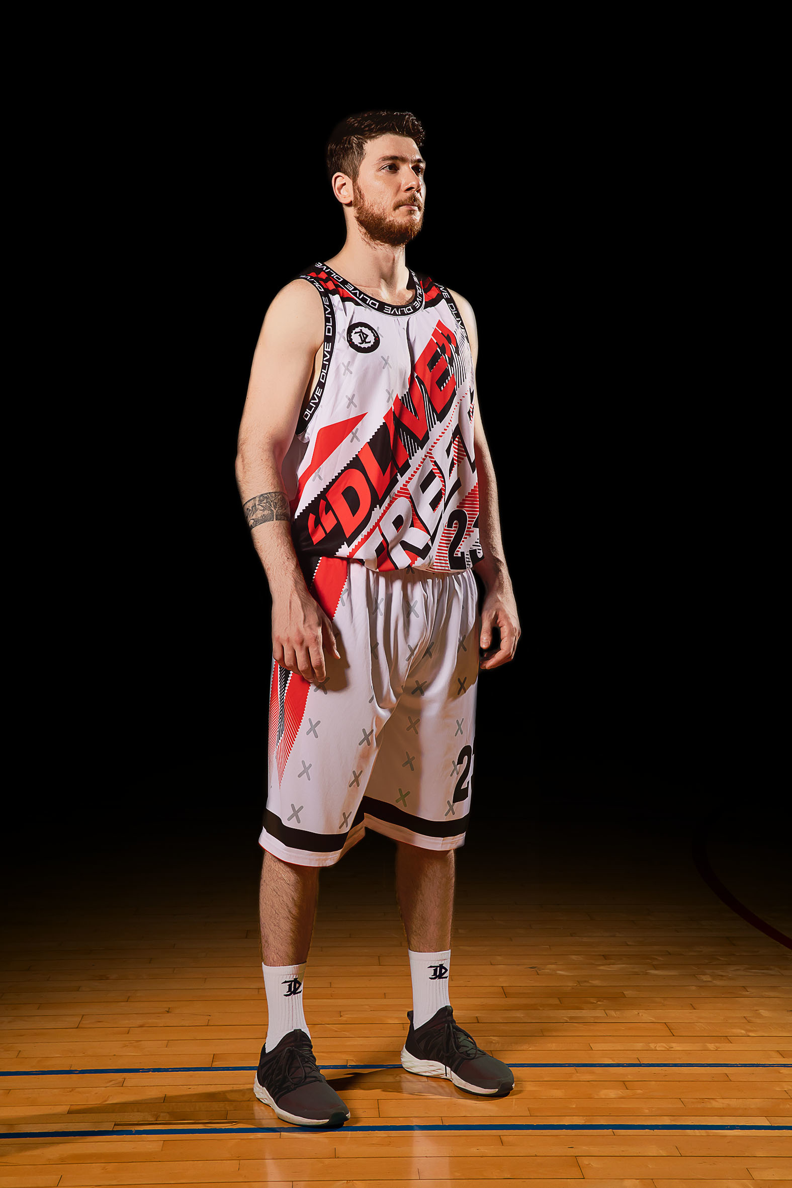 單面昇華圓領籃球服 - CROSS