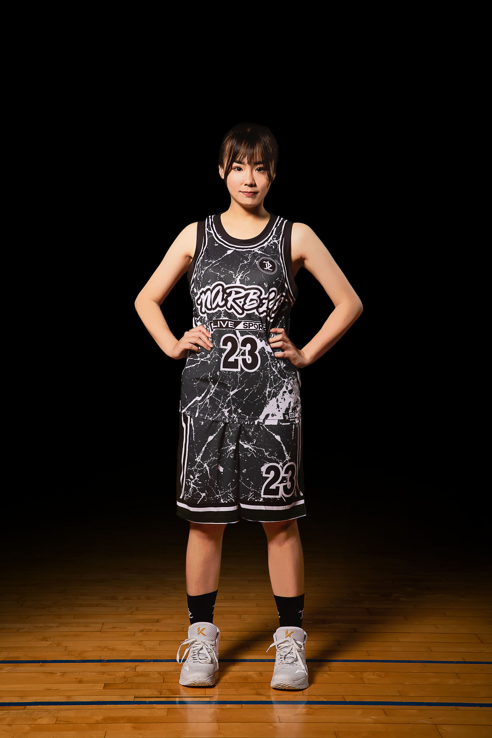 單面昇華圓領籃球服 - 裂縫空間