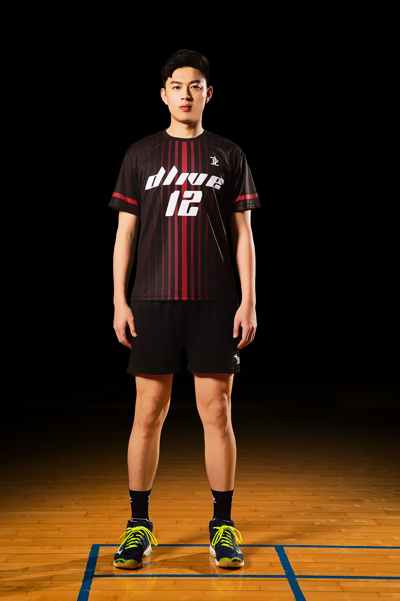 昇華圓領排球服 - 光束