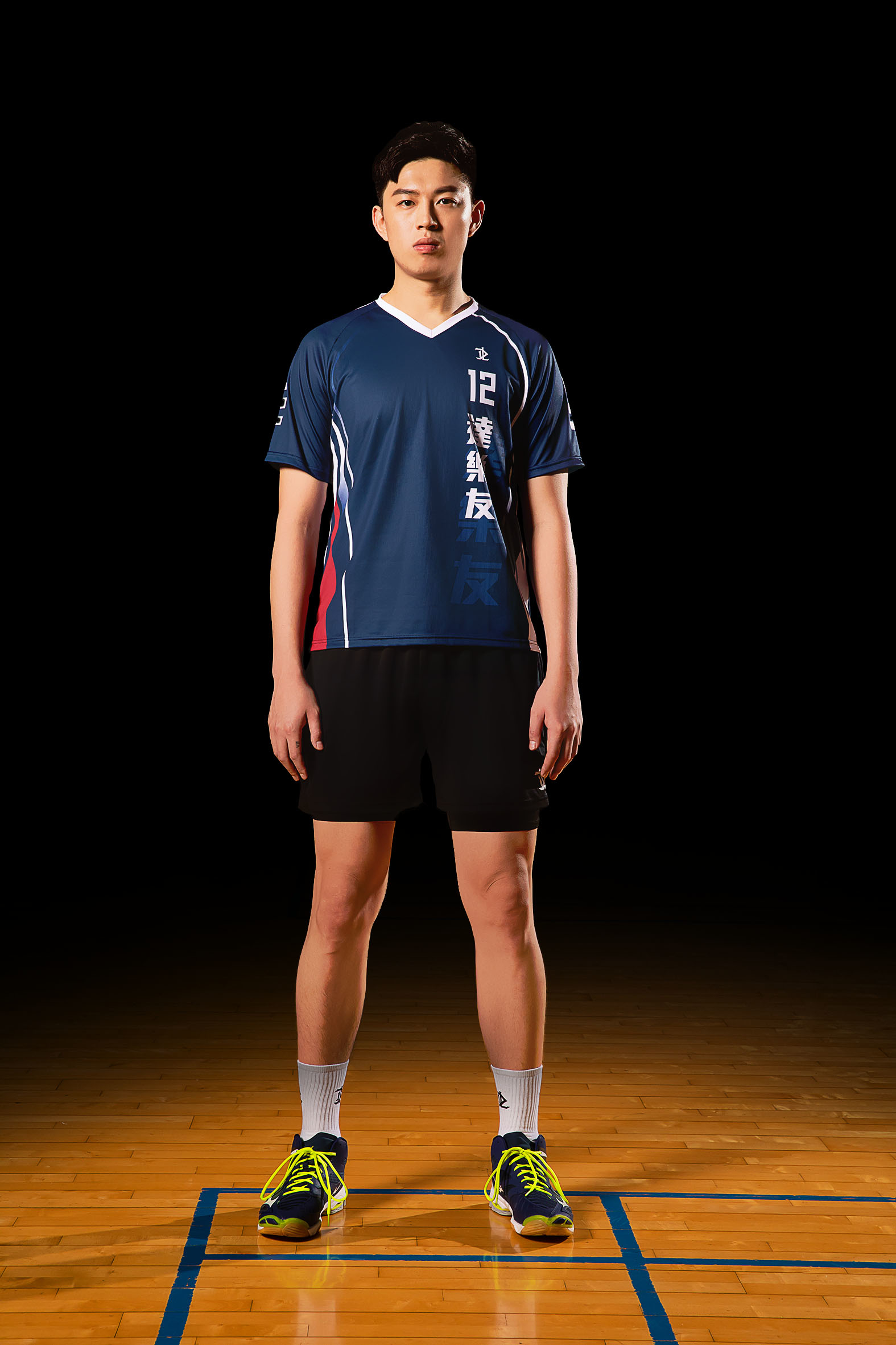 昇華Ｖ領排球服 - 幾何學