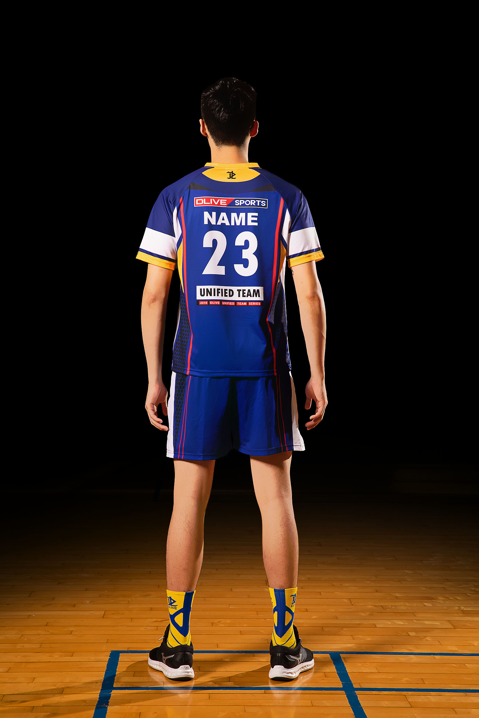 昇華V領排球服 - 方矩