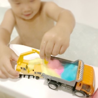 韓國SNOWKIDS色彩認知遊戲泡泡組/三色組 : 杏玫紅、冰雪藍、極光黃