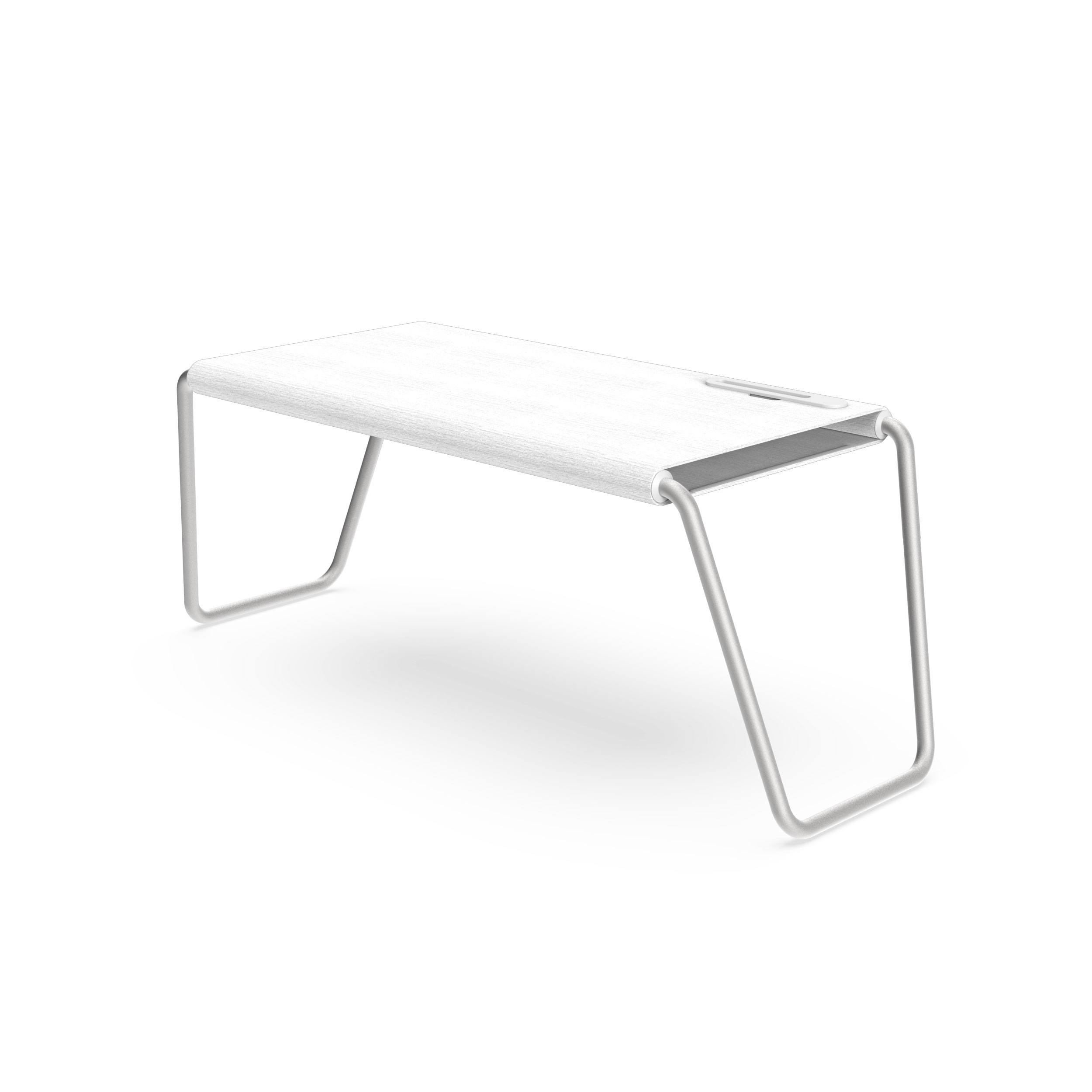 PlayTable - 木質多功能行動桌板．ECO Friendly 環保稻殼木(白色)
